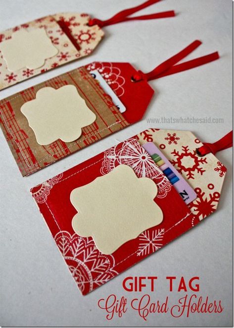 Gift Card Holder Diy, Free Gift Cards Online, Dyi Gifts, Win Gift Card, Christmas Gift Card Holders, Gift Card Holders, Diy Gift Card, Gift Holders, Gift Tags Diy