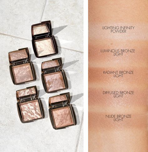 Hourglass Ambient Lighting Bronzer Hourglass Bronzer, Best High End Makeup, Soft Girl Makeup, Nars Powermatte Lip Pigment, Hourglass Ambient, Summer Scents, Kajal Eyeliner, Peony Blush Suede, Lip Swatches