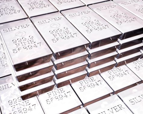 Stacks of silver bars. Stacks of pure silver bars on piles of bullion , #sponsored, #bars, #silver, #Stacks, #bullion, #piles #ad Silver Market, Green Led Lights, Gold Investments, Buying Gold, Silver Bullion, Silver Prices, Silver Bars, Gold Coins, Pure Silver