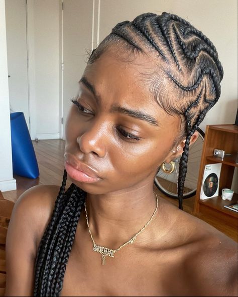 Conrows Hairstyles, Afro Braids, Protective Hairstyles For Natural Hair, Braided Cornrow Hairstyles, Protective Hairstyles Braids, Hairdos For Curly Hair, Black Hair Care, Cornrows Braids, Cornrow Hairstyles