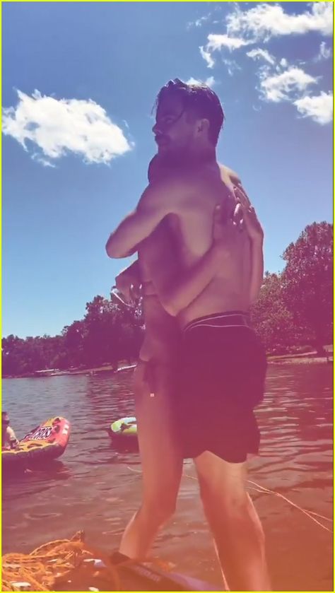 Derek Hough & Girlfriend Hayley Erbert Flaunt PDA at a Lake Derek Hough Girlfriend, Hayley Erbert, World Of Dance, Derek Hough, Julianne Hough, Just Jared, Old World, Memorial Day, Entertainment News