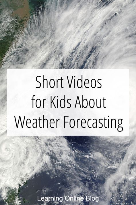 Your kids can learn about weather forecasting and meteorology from these videos. #homeschool #weather Kids Weather Activities, Weather Activities For Kindergarten, Kindergarten Weather, Weather Unit Study, Weather For Kids, Weather Activities For Kids, Teaching Weather, Nautical Classroom, Weather Lessons