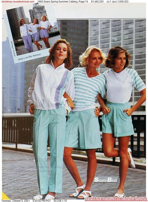 80s Summer Fashion, 1987 Fashion, 1970s Outfits, 80s Vintage Fashion, 1980s Outfits, 80s Womens Fashion, 1980s Fashion Trends, Decades Fashion, 1980 Fashion