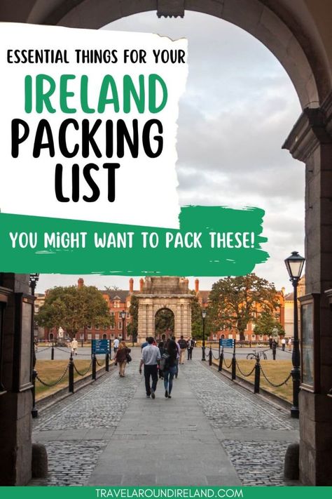 Ireland Packing List Winter, Ireland Packing List Spring, Ireland Packing List Summer, Scotland January, Dublin Packing List, Ireland In Spring, Packing List Spring, Antrim Ireland, Ireland Packing List