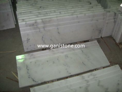 Table Skirting, Marble Stairs, Stair Tread, House Stairs, Stair Treads, Kids' Bathroom, White Marble, Entryway Tables, Tile Floor