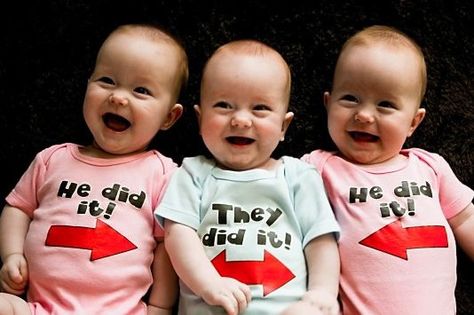 he did it triplets     by mothersofsupertwins, via Flickr Multiples Baby, Triplet Babies, How To Have Twins, Childhood Education, Sports Cards, Future Baby, Baby Pictures, Baby Fever, Funny Kids