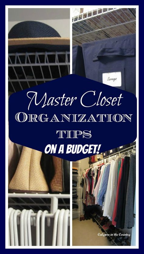 inexpensive tips to organize a closet Bedroom Closet Doors Sliding, Organize A Closet, Closet Organization Hacks, Closet Organization Cheap, Diy Closet Doors, Master Closet Organization, Closet Door Makeover, Organization Closet, Closet Hacks