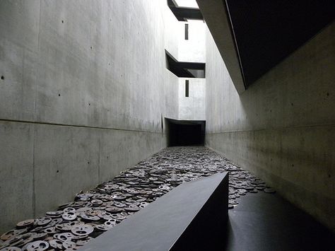 Berlin Jewish Museum Berlin, Exhibition Room, Cement Walls, Berlin Art, Jewish Museum, Jewish History, Fallen Leaves, Berlin Germany, How To Level Ground