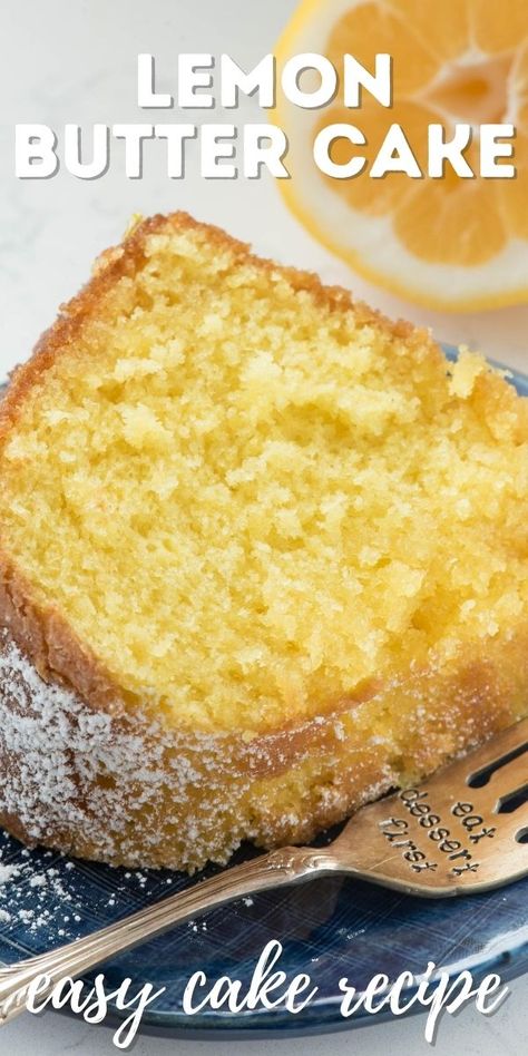 This EASY Cake Recipe is full of buttery and lemon flavor. Start with a cake mix and make a bundt cake soaked with a warm lemon butter sauce. This is a huge hit and one of the most popular recipes! Recipes Using Boxed Lemon Cake, Lemon Butter Pound Cake, Lemon Cake Mix Bundt Cake, Lemon Butter Pound Cake Recipe, Lemon Butter Cake 12 Tomatoes, Lemon Cake Recipes Using Cake Mix Boxes And Pudding, Boxed Lemon Cake Hacks, Best Cake Mix Recipe, Butter Bundt Cake Recipes