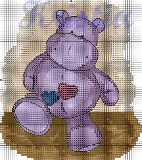 Zz Cross Stitch Boards, Cross Stitch For Kids, Animal Cross Stitch Patterns, Cross Stitch Heart, Baby Cross, Cute Cross Stitch, Cross Stitch Baby, Cross Stitches, Cross Stitch Animals