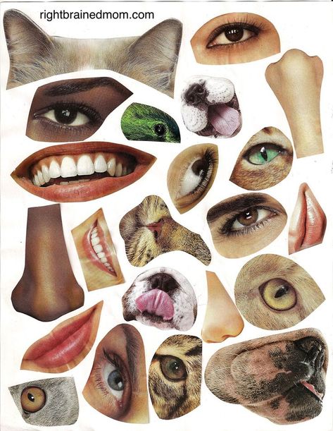 Rock Faces – Free Printable  – Right Brained Mom | Collage art projects, Collage illustration, Magazine collage Rock Faces, Face Collage, Collage Art Projects, Surreal Collage, Magazine Collage, Creative Learning, Collage Illustration, Fun For Kids, Collage Design