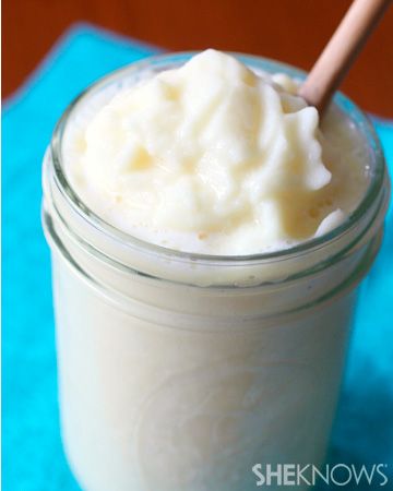 This copycat Dole Whip will transport you to Disneyland – SheKnows Pineapple Whip Recipe, Dole Whip Recipe, Pineapple Whip, Fresh Fruit Recipes, Dole Whip, Tiki Room, Coconut Rum, Whipping Cream, Crushed Pineapple