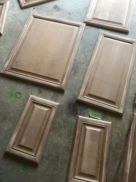 Brown Painted Cabinets, Tan Kitchen Cabinets, Cherry Wood Kitchen Cabinets, Tan Kitchen, Cherry Wood Kitchens, Mistakes Were Made, Cabinet Transformations, Tan Paint, Update Cabinets