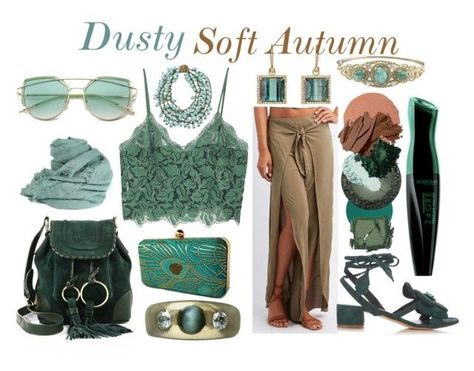 Dusty Soft Autumn, Soft Autumn Deep, Autumn Color Palette Fashion, Soft Autumn Palette, Autumn Skin, Soft Autumn Color Palette, Deep Autumn, Seasonal Color Analysis, Hippy Chic