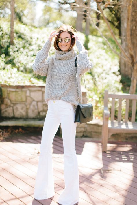 being-bridget-9445 White Bell Bottoms Outfit Winter, White Flare Jeans Outfit Winter, White Flares Outfit, White Flared Jeans Outfit, White Bell Bottoms Outfit, White Flare Jeans Outfit, Flare Jeans Outfit Aesthetic, Flare Jeans Outfit Winter, Shallow Hal