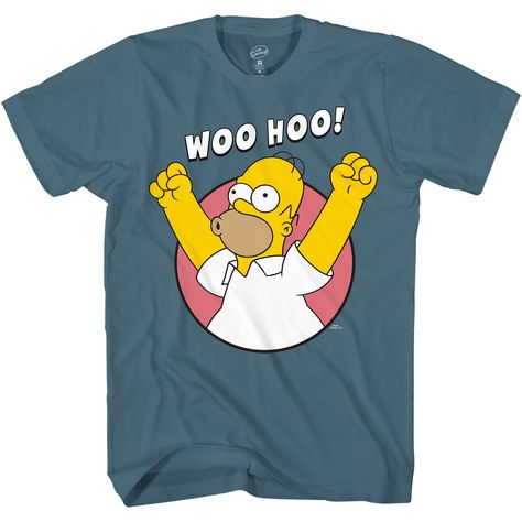 Funny Compliments, Simpsons Shirt, Simpsons T Shirt, Woo Hoo, Homer Simpson, T Shirt Image, Catch Phrase, Custom Tees, The Men