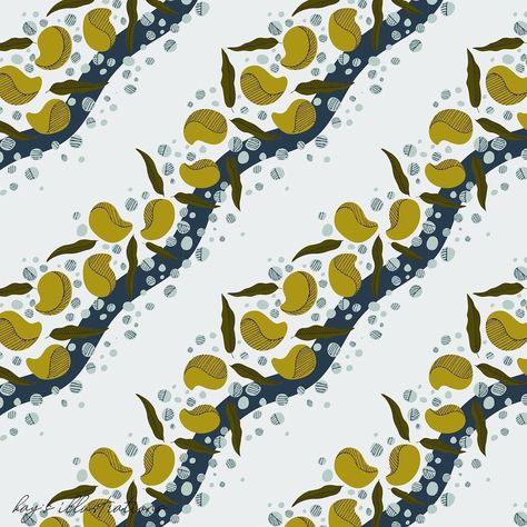 Kashmira Jayaprakash | Art on Instagram: “Mango streams! 🥭  #mango #mangoprint #fruitprint #mangopattern #fruitpattern #surfacepatterndesign #inspiration #textiles #portfolio #modern #artists #colorcombos #art #digitalart #cute #pretty #digitalprint #print #pattern #illustration  #textiledesign #fabric #seamless #vector #surfacepattern #repeat #stream#cute #pretty #black #blue #white #yellow #green #food #fruit #fruits #fruitillustration #foodillustration #fruitvector Motif Henna, Textiles Portfolio, Mango Motif, Fruit Vector, Green Food, Food Fruit, Fruit Illustration, Fruit Print, Fruit Pattern