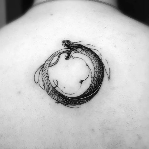 Dragon Tattoo Around Arm, Stars Tattoo Designs, Infinite Tattoo, Snake Tattoo Meaning, Ouroboros Tattoo, Stars Tattoo, Knot Tattoo, Star Tattoo Designs, Face Tattoos