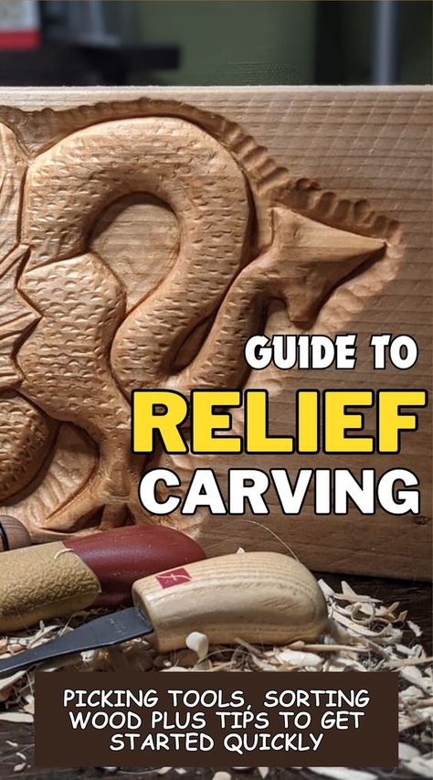 Relief Carving Patterns, Gnome Projects, Whimsical Carvings, Carving For Beginners, Tools Aesthetic, Wood Carving Art Sculpture, Wood Jewelry Diy, Wood Carving Tools Knives, Creative Woodworking