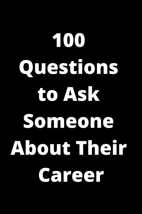 Discover meaningful conversations with our list of 100 powerful questions to ask someone about their career. Whether you're networking, mentoring, or just curious - these questions will help you connect on a deeper level and gain valuable insights into their professional journey. Start engaging discussions and build stronger connections today! Questions To Ask A Mentor, Questions To Ask Someone, Work Questions, 100 Questions To Ask, Thoughtful Questions, Powerful Questions, Career Motivation, Finance Career, Career Fields