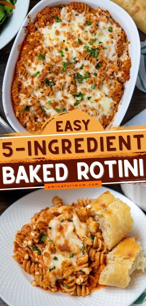 Rotini Pasta Casserole Recipes, Crockpot Rotini Pasta Recipes, Easy Rotini Pasta Recipes, Recipes With Rotini Noodles, Make Ahead Pasta, Baked Rotini, Easy Pork Recipes, Rotini Pasta Recipes, Baked Pasta Recipes Easy