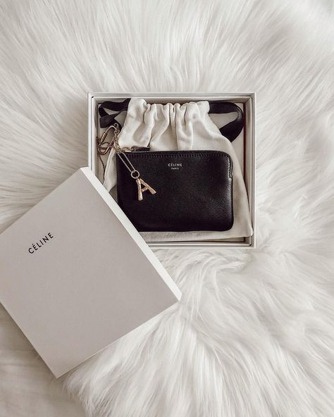 Figured the smartest decision was to get the zip pouch with my @Celine “A” and rock it as a necklace and still have a zip pouch to use too.… Luxury Pouch With Zipper Closure, Celine Key Pouch, Celine Pouch, Celine Vanity Case, Black Luxury Pouch With Detachable Strap, Celine Zipped Card Holder, A Necklace, Zip Pouch, Pouch