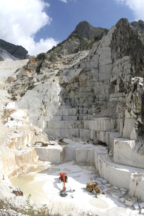 Marble Carrara, Marble Rock, Rock Quarries, Stone Quarry, Landscape Concept, Cave In, Tuscany Italy, Carrara Marble, Natural Phenomena