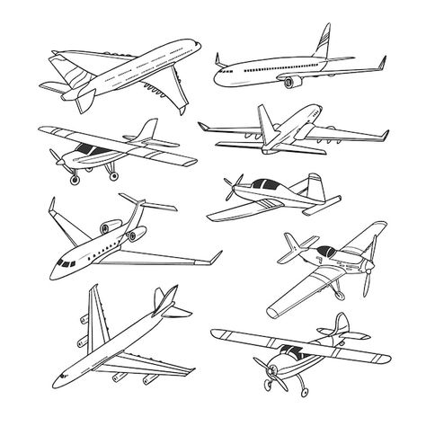 Airplane Line Drawing, Airplane Line Art, Airplane Outline, Plane Illustration, Vintage Airplane Art, Airplane Sketch, Airplane Illustration, Plane Drawing, Airplane Poster