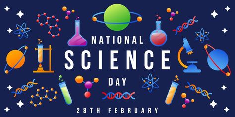 gradient national science day illustration background with many science element Earth And Life Science Background Design, Science Background Design, Earth And Life Science, World Science Day, National Science Day, Science Day, Science Background, Vector Gradient, Day Illustration