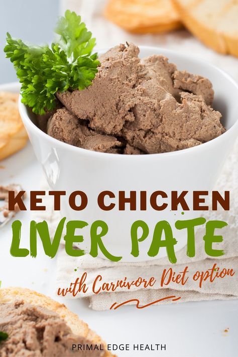 Keto Facts, Chicken Liver Pate Recipe, Carnivore Lifestyle, Liver Pate Recipe, Benefits Of Chicken, Wahls Protocol, Carnivore Keto, Organ Meat, Liver Pate