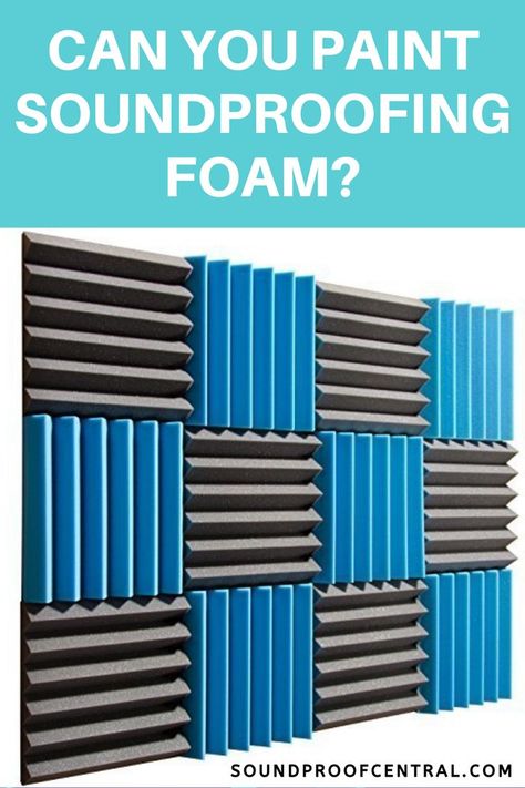 Soundproofing foam (actually acoustic foam) is an effective way of managing the acoustics of a room. However, I’ve always thought it doesn’t look very nice and wondered whether you can paint soundproofing foam. I decided to do some research before breaking out my paintbrushes. So, can you paint soundproofing foam? #soundproofing #soundproofingfoam #diysoundproofinf #diyprojects #diypainting #homeimprovement Soundproof Room Diy, Foam Painting, Brick Room, Cottagecore Living, Sound Panel, Acoustic Foam, Foam Tiles, Foam Paint, Soundproof Room