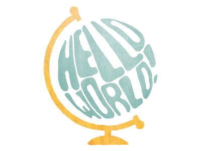 Text Based Art, Travel Agency Logo, The World Pictures, Globe Logo, Typography Layout, Travel Logo, World Pictures, Hello World, Travel The World