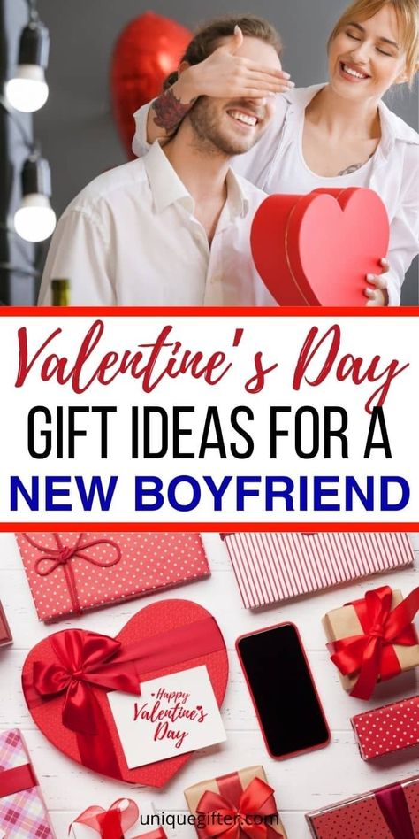 valentine's day gift ideas for a new boyfriend | What to get a new boyfriend for Valentine's Day | Recent relationship presents | Feb 14 | Romantic Ideas | Cute Gifts What To Get Ur Bf For Valentines Day Gift Ideas, New Relationship Valentines Day For Him, New Boyfriend Valentines Gift, Valentines Gift For New Boyfriend, What To Get Your Boyfriend For Valentine, First Valentines Gift For Boyfriend, Relationship Presents, Sentimental Valentines Gifts, New Boyfriend Gifts