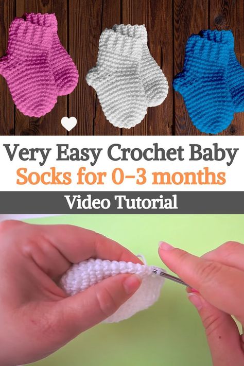 Newborn Crochet Socks Free Pattern, Crocheted Baby Socks, Newborn Socks Crochet, Baby Sock Crochet Pattern Free, Newborn Crochet Booties Free Pattern, Baby Socks Crochet Pattern Free, Crochet Socks Free Pattern For Beginners, Crochet Baby Socks Free Pattern, Urbaki Crochet