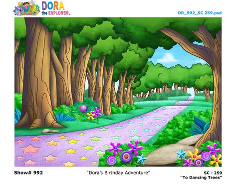 Dora The Explorer Background, Dora Background, Dora The Explorer, Paintings, Birthday, Quick Saves