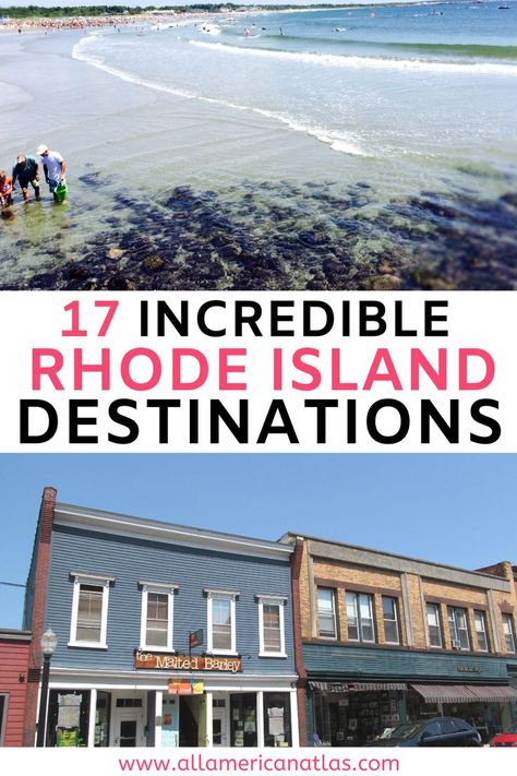 These are the best places to visit in Rhode Island, including where to visit in Rhode Island, Rhode Island's best places to see and a tourist's guide to Rhode Island! Visit Rhode Island, Rhode Island Road Trip, Visit Connecticut, Rhode Island Travel, Beach Road Trip, Travel International, College Tour, England Trip, Providence Rhode Island