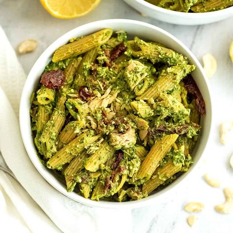 Pesto And Artichoke Pasta, Tuna Pesto Pasta Salad, Tuna Pesto Pasta Recipes, Artichoke Lemon Pesto, Tuna Pesto Pasta, Creamy Avocado Pesto Pasta, How To Cook Tuna, Easy Tuna Recipes, Tasty Noodles Recipe