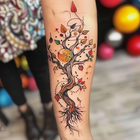 Small Nature Inspired Tattoos, Root Tattoo, Delicate Tatoos, Maple Tree Tattoos, Roots Tattoo, Cute Thigh Tattoos, Small Girly Tattoos, Z Tattoo, Rose Tattoos For Women