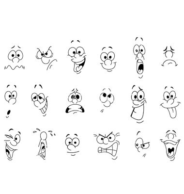 more facial expressions Cartoon Faces Expressions, Funny Cartoon Faces, Cartoon Mouths, Cartoon Expression, Realistic Eye Drawing, Eye Expressions, Cartoon Eyes, 캐릭터 드로잉, Cartoon Faces