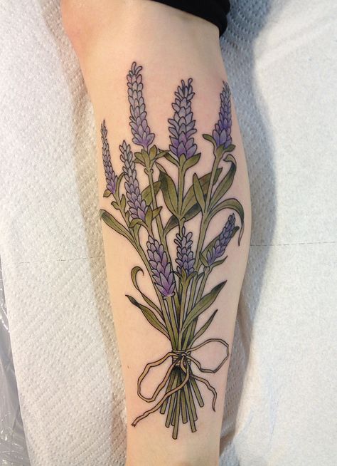 #tattoo #Lavender #lavender #plant #natural #bouquet #cutesy #girl #girlytattoo #Portland #Oregon #tattoos #herbs Dainty Flower Tattoos, Herb Tattoo, Plants Tattoo, Delicate Flower Tattoo, Science Tattoo, Science Tattoos, Flower Bouquet Tattoo, Tattoo Nature, Lavender Tattoo