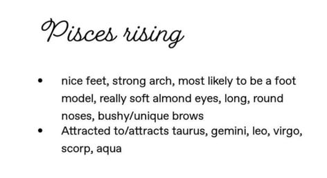 Pisces Rising Appearance, Pisces Rising Makeup, Pisces Rising Style, Pieces Rising, Pisces Rising Aesthetic, Pisces Ascendant, Zodiac Chart, Pisces Rising, Venus In Virgo