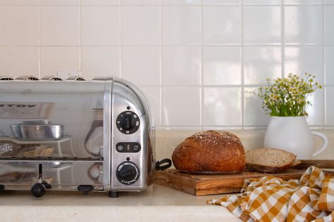 Dualit Toaster In Kitchen, Toaster In Kitchen, Yellow Toaster, Dualit Toaster, Reading My Tea Leaves, My Tea, Economic Systems, Toxic Free, In Kitchen