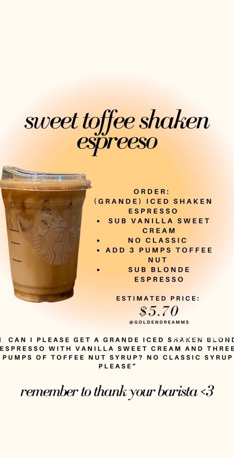 Starbucks Syrup Combinations, Hot Coffee Starbucks Orders, Starbs Drinks, Starbucks Drink Menu, Coffee Orders, Starbucks Secret Menu Recipes, Cold Starbucks Drinks, Starbucks Orders, Starbucks Drinks Diy