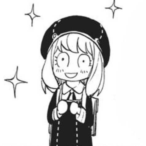 Spyxfamily Black And White, Spy Family Manga Icon, Manga Icons Spy X Family, Spy X Family Icons Manga, Spyxfamily Manga Icons, Chibi Manga Panels, Spy Family Manga Panels, Anya Manga Panel, Anya Manga Icon