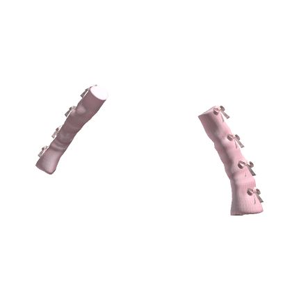 Coquette Ribbon Knitted Arm Warmers Pink Create An Avatar, Arm Warmers, Ribbon, Pink