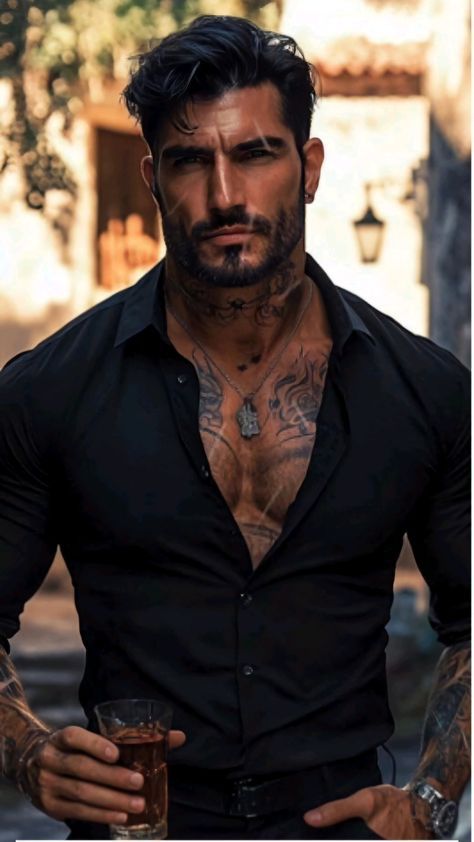 Handsome Black Hair Guys, Handsome Dark Haired Men, Men Book Aesthetic, Arab Man Aesthetic, Russian Men Mafia, Dark Hair Male Character Inspiration, Dark Men Aesthetic, Alpha Male Aesthetic, Vampire Aesthetic Male