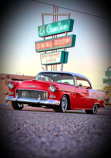 Vintage Auto's, Chevy Bel Air, Red Car, American Muscle Cars, Classic Cars Trucks, My Dream Car, Classic Cars Muscle, Repair And Maintenance, Car Car