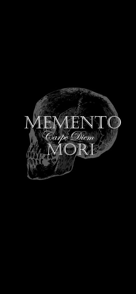 Memento Mori Wallpaper, Black Minimalist Wallpaper, Drip Wallpaper Iphone, Memento Mori Art, Female Angel, Memento Mori Skull, Dragon Wallpaper Iphone, Creepy Backgrounds, Latin Quotes