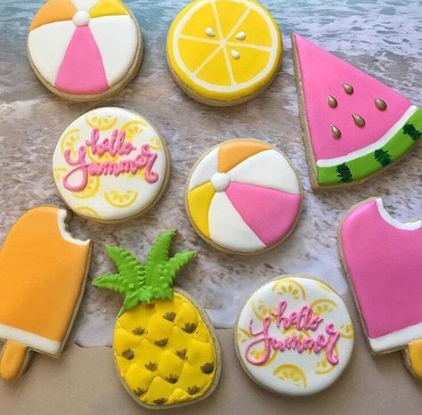 "Bake up something refreshing this summer! Our Citrus Slice Cookie Stencil is made on a 5.5 inch x 5.5 inch template. This cookie stencil is perfect for decorating cookies for backyard BBQs, summer birthday parties and much more! All BakeArt Stencils are designed and made in the USA. We use a food safe plastic that is 5 mil in thickness, very durable and absolutely reusable! All of our 5.5\" x 5.5\" templates fit the Stencil Genie and Stencil Snap holders. (Baby Cookies by Flour & Fairydust Summer Birthday Parties, Summer Sugar Cookies, Summer Cookie, Citrus Slice, Lemon Cookie, Beach Cookies, Cookies Theme, Cookie Business, Decorating Cookies