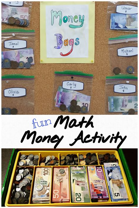 Money Math Games, Financial Literacy For Kids, Classroom Store, Real Life Math, Teaching Money, Money Activities, Creative Math, Science Experiments For Preschoolers, Money Math